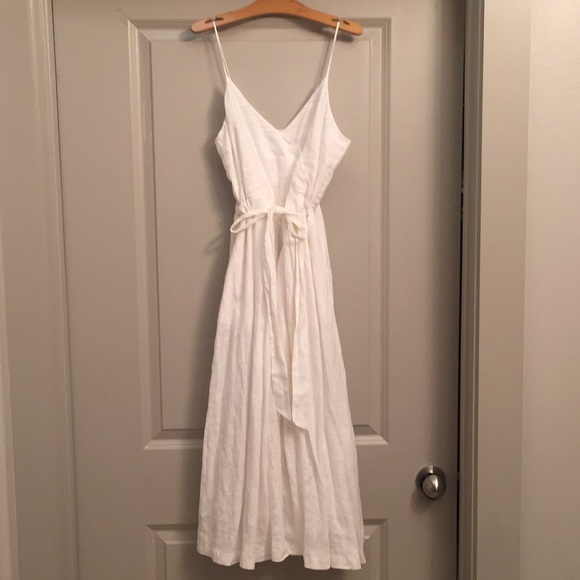 Banana Republic Dresses & Skirts - White linen dress NOT FOR SALE